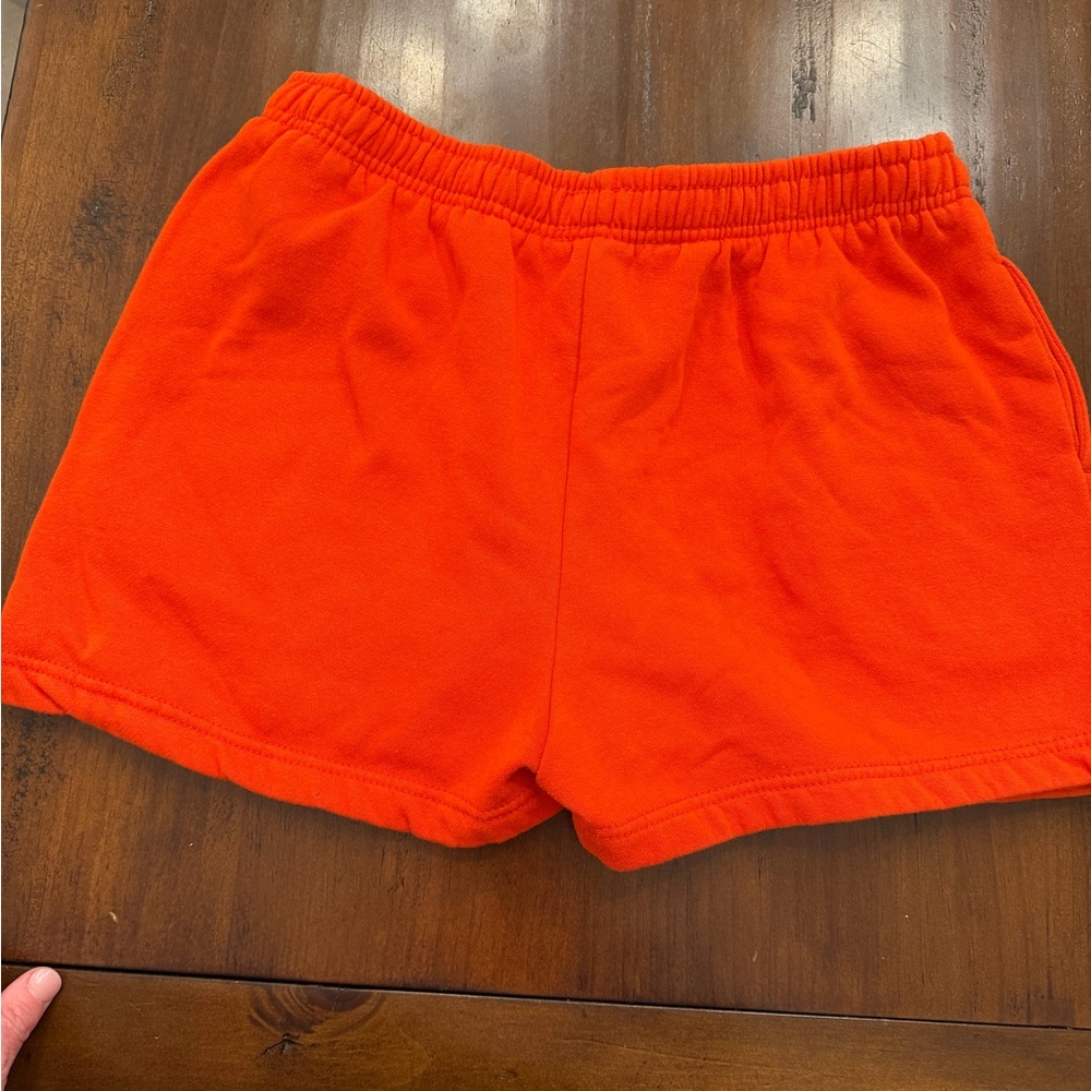 Hooters Women's Orange Shorts - M - Picture 3 of 4